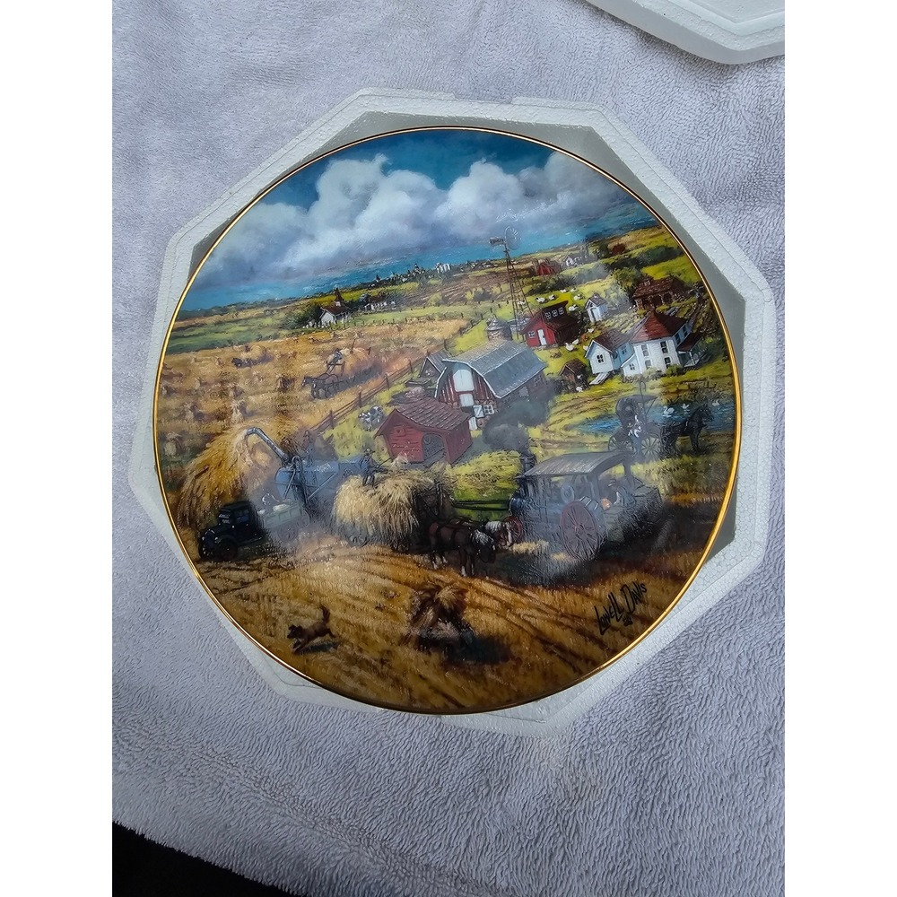 Lowell Davis Down On The Farm Danbury Mint Collector Plate 1991 AAS496